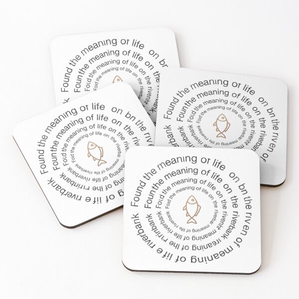 Item preview, Found the Meaning of Life" designed and sold by NoFishToday.