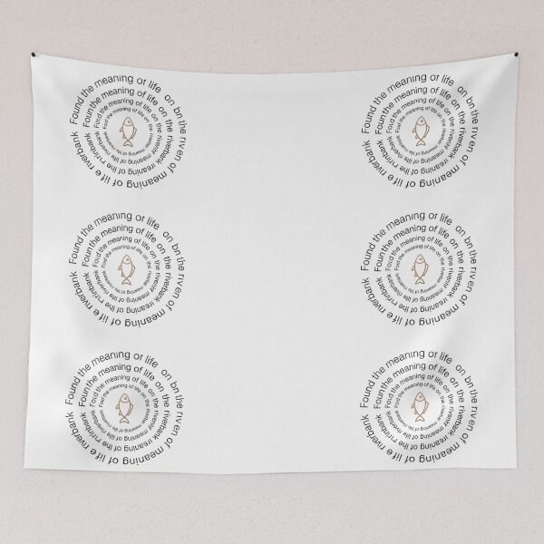 Item preview, Found the Meaning of Life" designed and sold by NoFishToday.