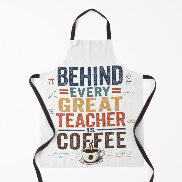 Item preview, Behind Every Great Teacher Is Coffee designed and sold by Alpacatata.