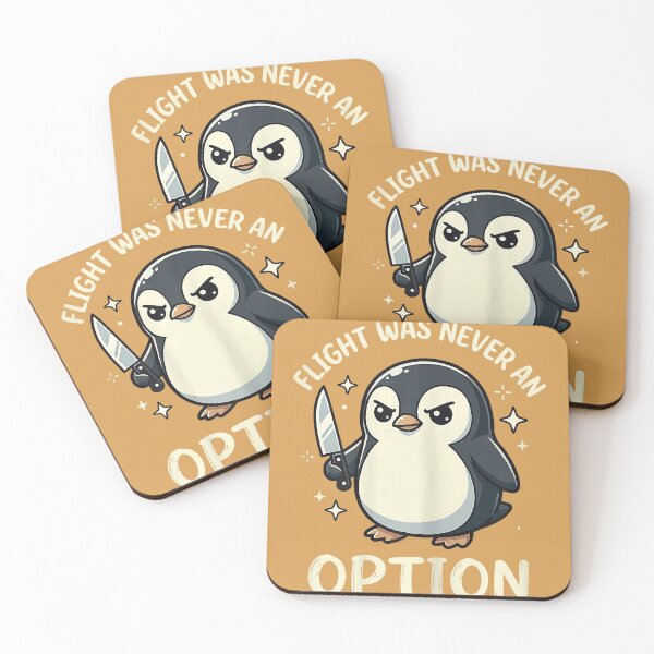 Item preview, Flight was Never an Option Tactical Penguin Funny Bird Meme designed and sold by GreggRoss.