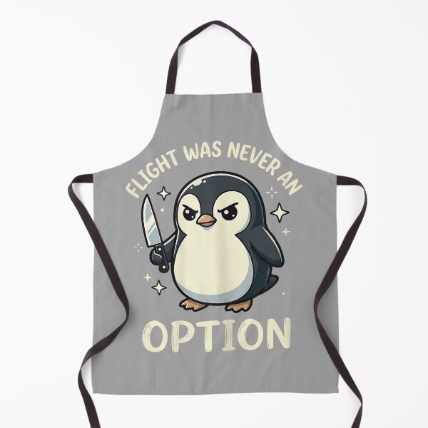 Item preview, Flight was Never an Option Tactical Penguin Funny Bird Meme designed and sold by GreggRoss.