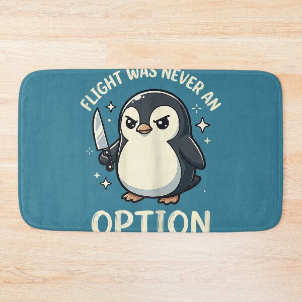 Item preview, Flight was Never an Option Tactical Penguin Funny Bird Meme designed and sold by GreggRoss.