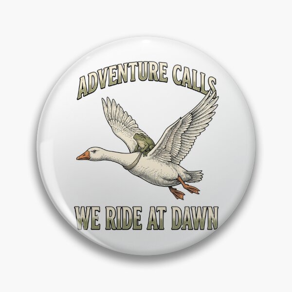 Item preview, Adventure Calls Goose and Frog designed and sold by Roy & Tiffany.