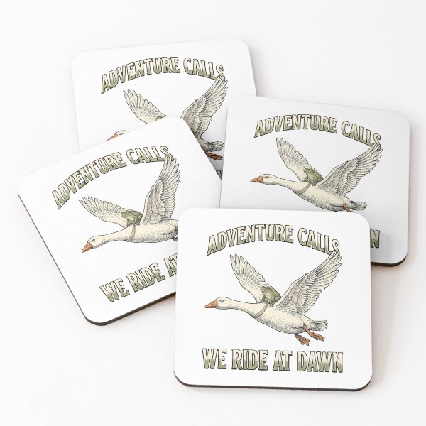 Item preview, Adventure Calls Goose and Frog designed and sold by Roy & Tiffany.