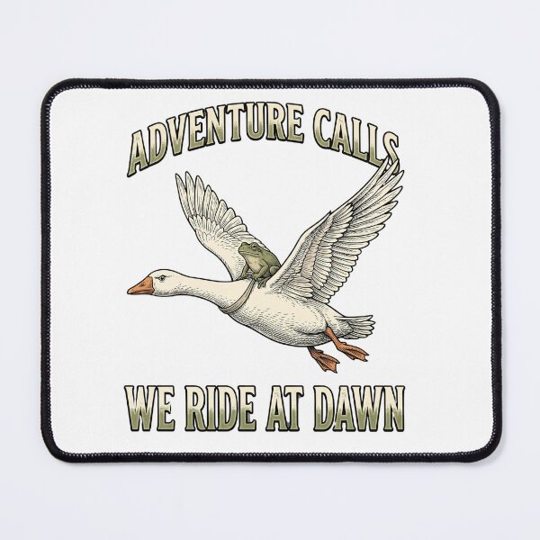 Item preview, Adventure Calls Goose and Frog designed and sold by Roy & Tiffany.