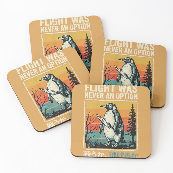 Item preview, Flight was Never an Option Tactical Penguin Funny Bird Meme designed and sold by GreggRoss.