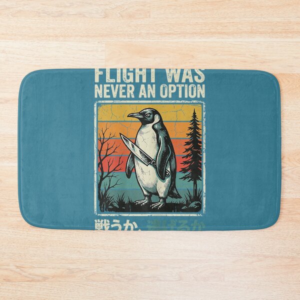 Item preview, Flight was Never an Option Tactical Penguin Funny Bird Meme designed and sold by GreggRoss.