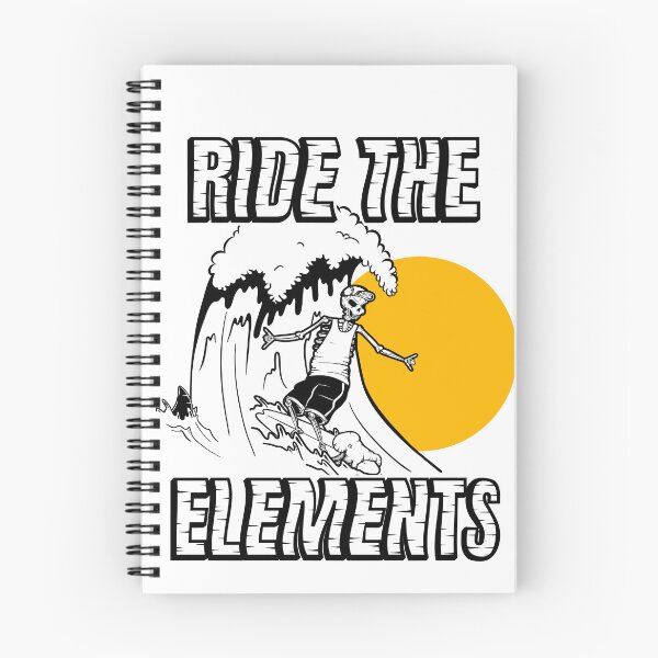 Item preview, Ride The Elements – Skeleton Surfer Design Surf Skull  designed and sold by MF-Designkram.