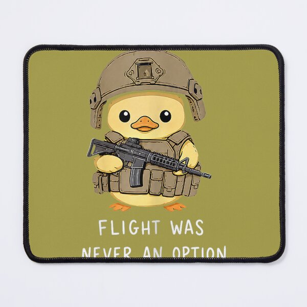 Item preview, Funny Bird Meme Tactical Duck Flight was Never an Option designed and sold by GreggRoss.