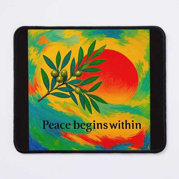 Item preview, Peace Begins within designed and sold by Helios Be. Lavsh.