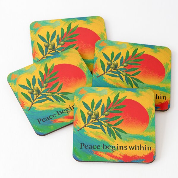 Item preview, Peace Begins within designed and sold by Helios Be. Lavsh.