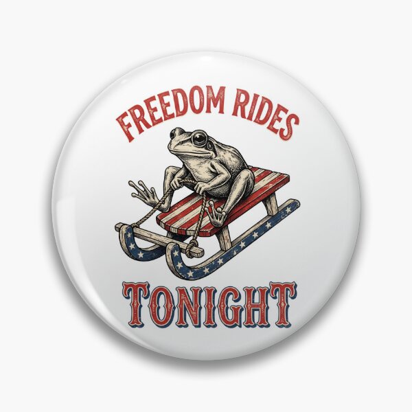 Item preview, Freedom Rides Frog designed and sold by Roy & Tiffany.