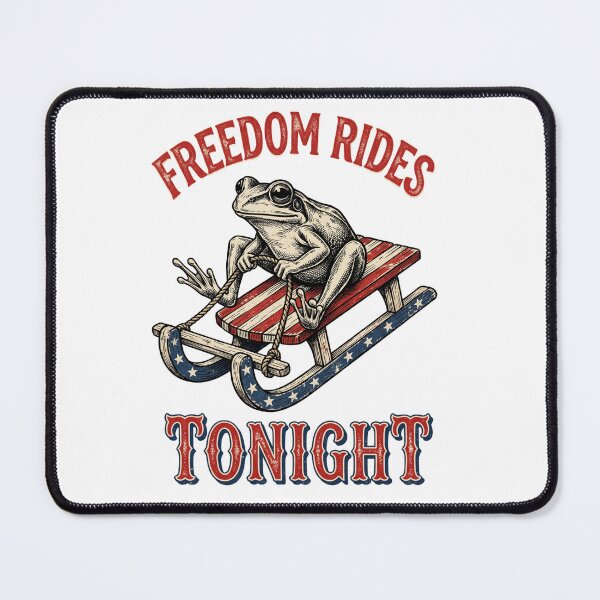 Item preview, Freedom Rides Frog designed and sold by Roy & Tiffany.