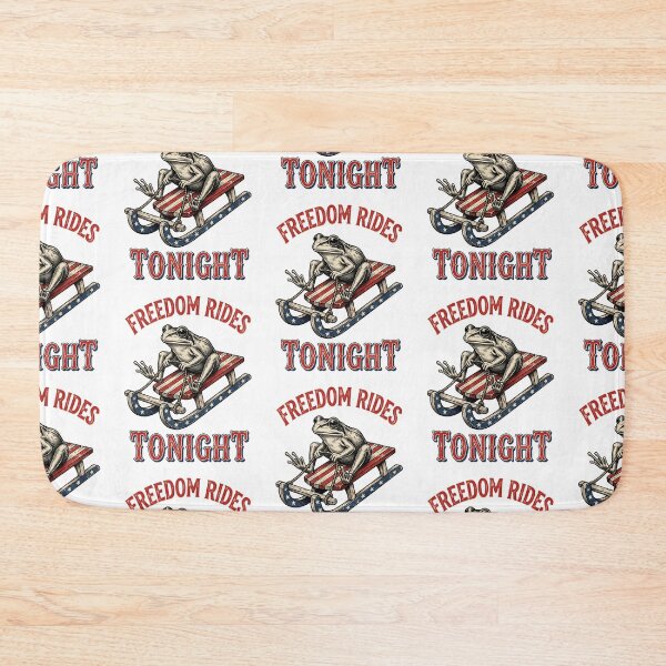 Item preview, Freedom Rides Frog designed and sold by Roy & Tiffany.