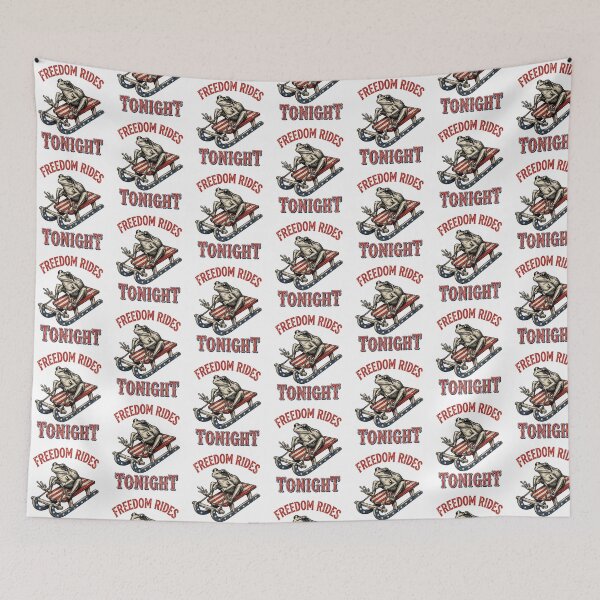 Item preview, Freedom Rides Frog designed and sold by Roy & Tiffany.
