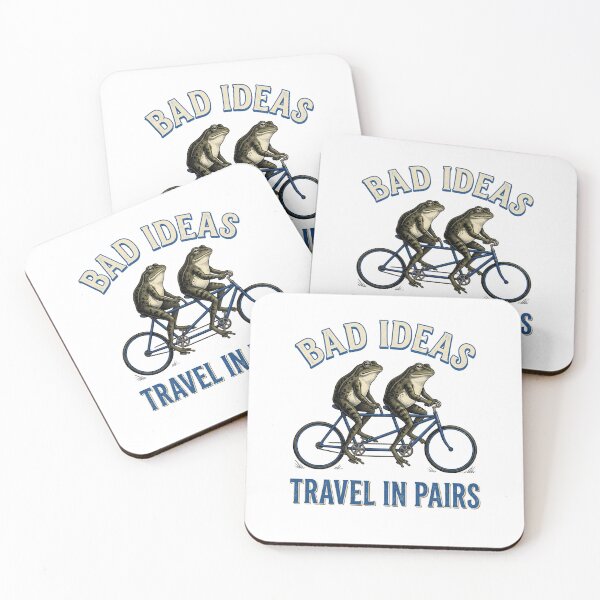 Item preview, Bad Ideas Travel In Pairs designed and sold by Roy & Tiffany.