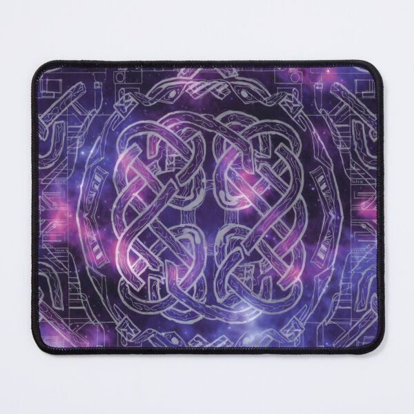 Item preview, Purple Cosmic Celtic Knot Mandala designed and sold by IntelliMindDesigns.