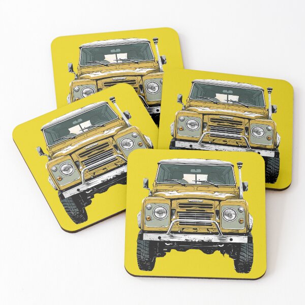Item preview, Retro Yellow Overland SUV Graphic designed and sold by Structure-Blue.