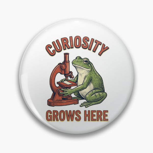 Item preview, Curiosity Grows Here Frog designed and sold by Roy & Tiffany.