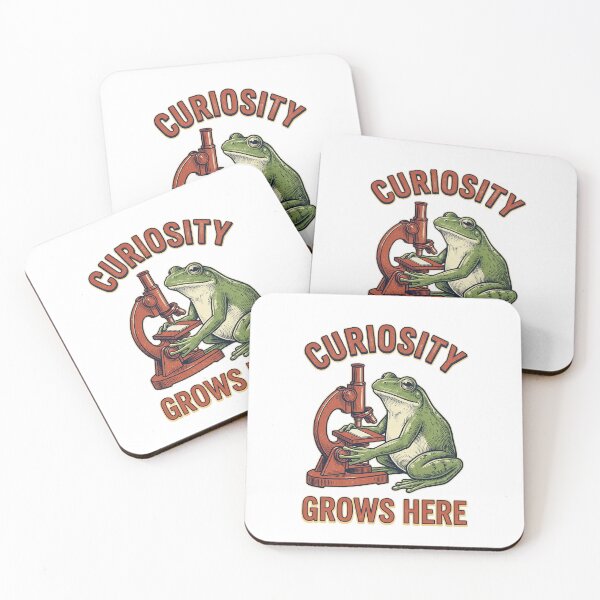 Item preview, Curiosity Grows Here Frog designed and sold by Tiffany Roy.