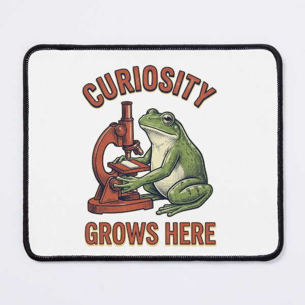 Item preview, Curiosity Grows Here Frog designed and sold by Tiffany Roy.