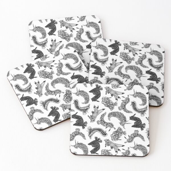 Item preview, Nudibranch Party Monochrome designed and sold by Kelsey Worth.