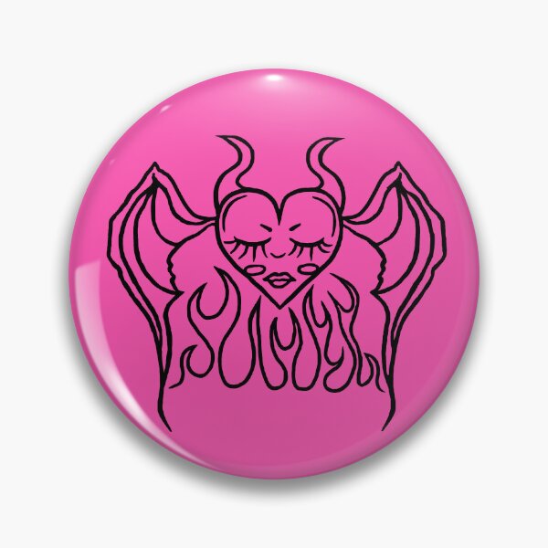 Item preview, Devil Heart Creature (Black Outline) designed and sold by CamilasPrints.