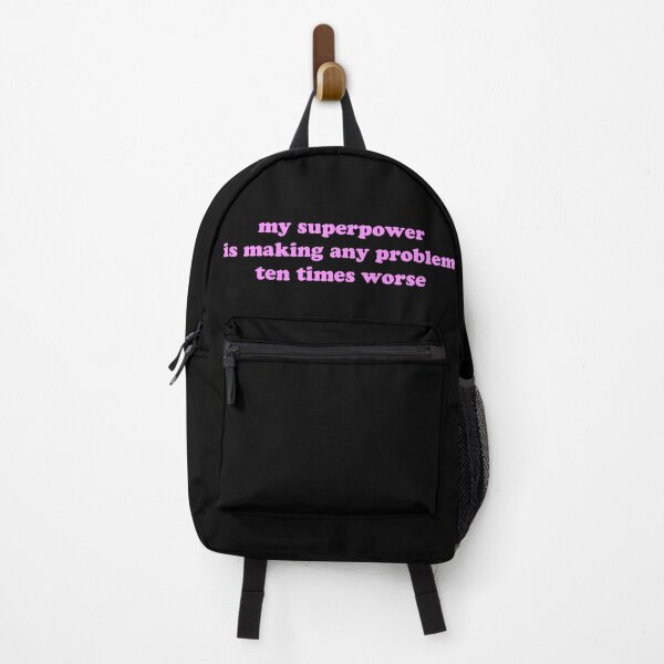 Item preview, My Superpower Is Making Any Problem Ten Times Worse Funny Sarcastic Quote designed and sold by JVLIETTA.
