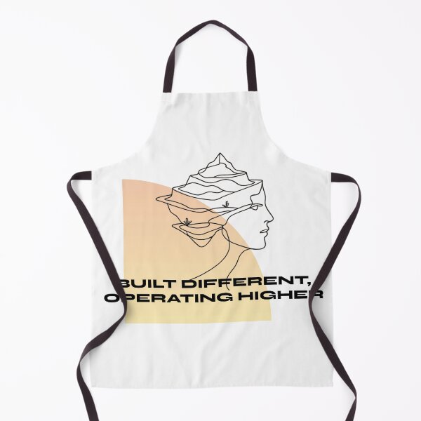 Item preview, Built Different Operating Higher Minimal Line Art designed and sold by RunningWhiskers.