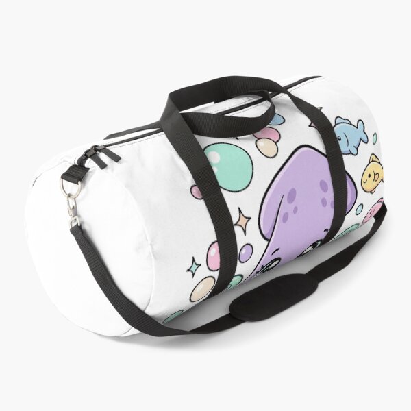 Item preview, Kawaii Squid Cute Aquatic Creatures Pastel Art designed and sold by snowry.
