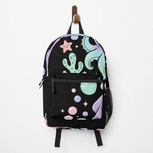 Item preview, Kawaii Squid Cute Aquatic Creatures Pastel Art designed and sold by snowry.