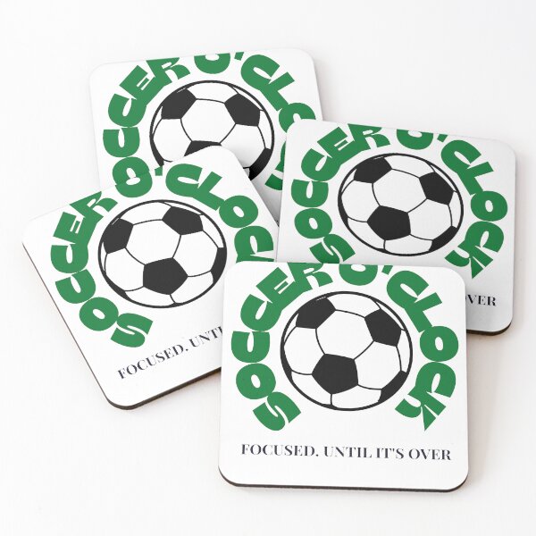 Item preview, Soccer O'Clock – Focused Until It's Over | Soccer Player Motivation design designed and sold by CKADigital.