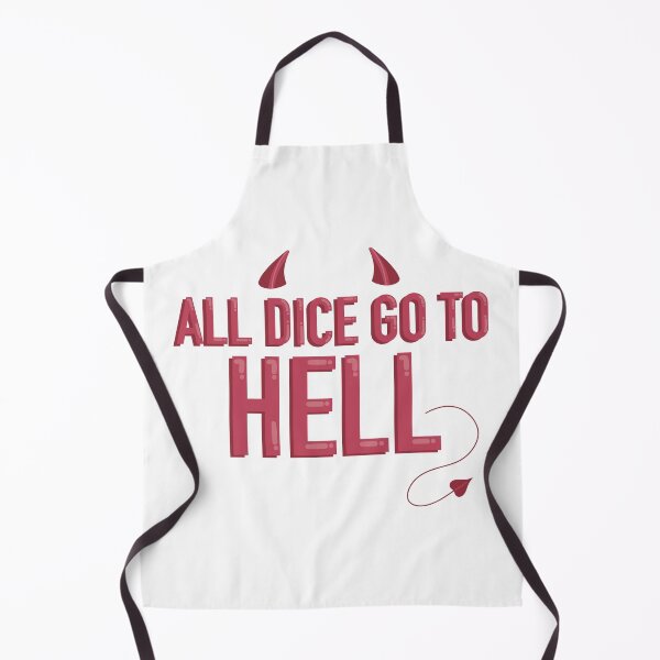Item preview, All Dice Go To Hell Sticker D&D Tabletop RPG Decal designed and sold by averyspecialrodent.