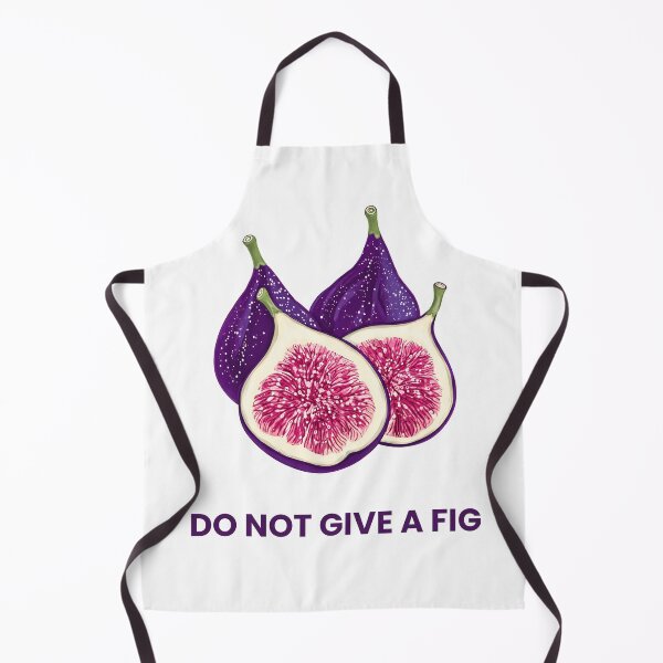 Item preview, Do Not Give A Fig Funny Pun Fruit Illustration designed and sold by FashionDollQtr.