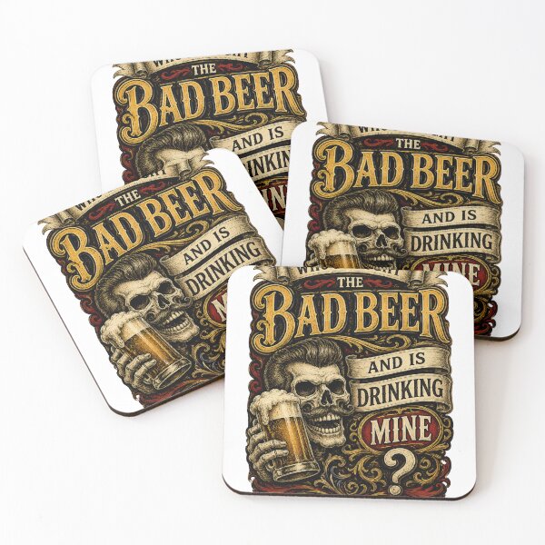 Item preview, Who brought the bad beer and is drinking mine? designed and sold by Roadkill Creations.