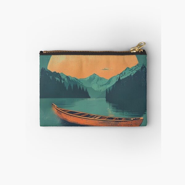 Item preview, Lake Days Vintage Canoe Sunset Design designed and sold by JAEStudio.