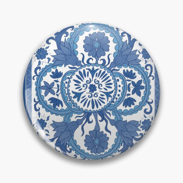 Item preview, Cobalt Blue porcelain inspired playing card pattern design designed and sold by SorceressApprentice.