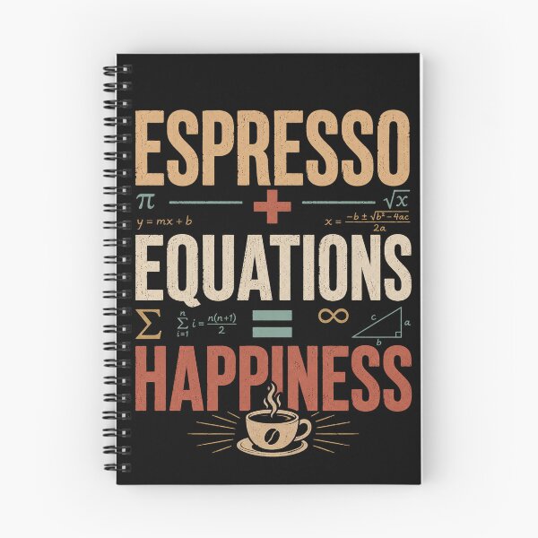 Item preview, Espresso + Equations = Happiness designed and sold by Alpacatata.