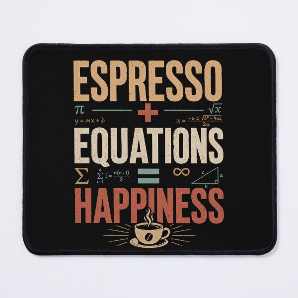 Item preview, Espresso + Equations = Happiness designed and sold by Alpacatata.