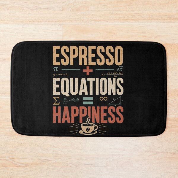 Item preview, Espresso + Equations = Happiness designed and sold by Alpacatata.