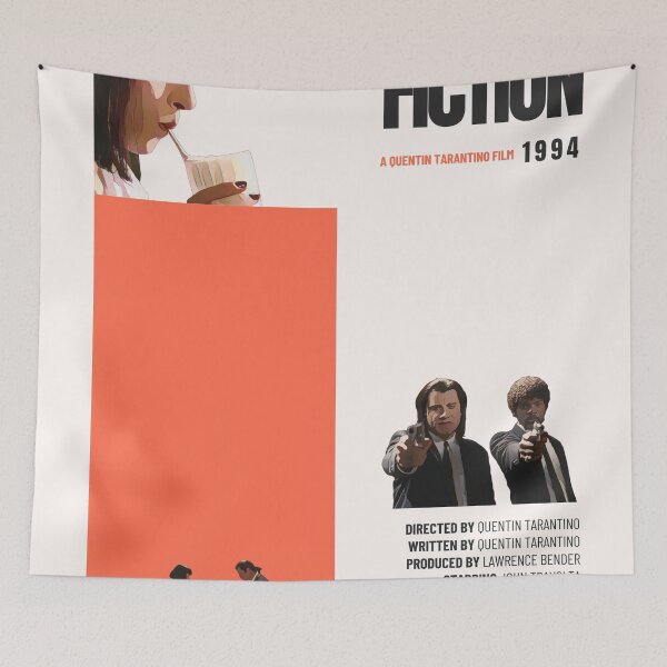 Item preview, Pulp Fiction Original Custom Vintage Movie Poster Wall Art designed and sold by Cool Robot Bro..