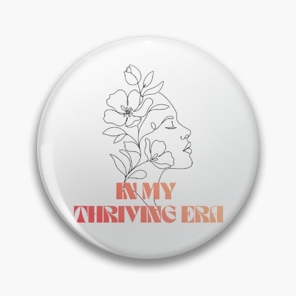 Item preview, In My Thriving Era Scandinavian Floral Line Art designed and sold by RunningWhiskers.