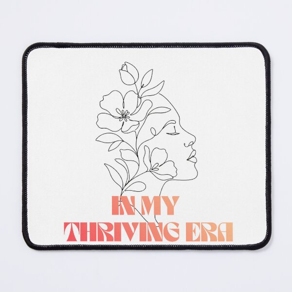 Item preview, In My Thriving Era Scandinavian Floral Line Art designed and sold by RunningWhiskers.