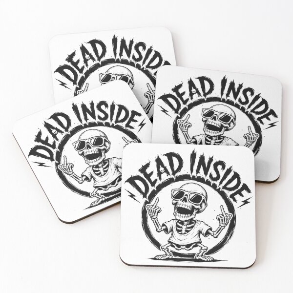 Item preview, dead inside skeleton  designed and sold by Snowflake Company Online Store.