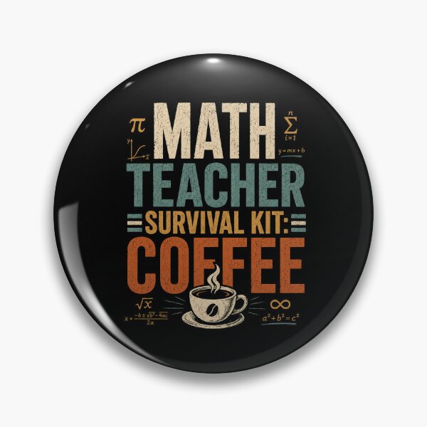 Item preview, Math Teacher Survival Kit Coffee designed and sold by Alpacatata.