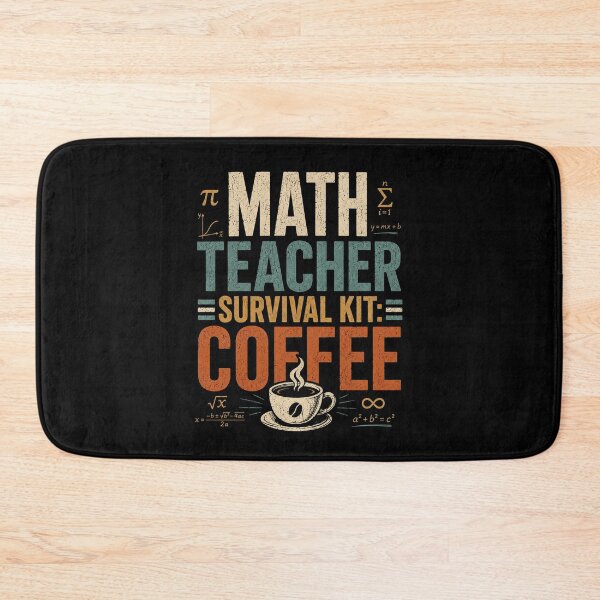 Item preview, Math Teacher Survival Kit Coffee designed and sold by Alpacatata.