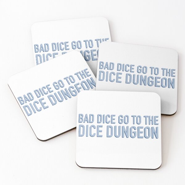 Item preview, Bad Dice Go To The Dice Dungeon Sticker D&D Tabletop RPG Decal designed and sold by alexmaushaus.