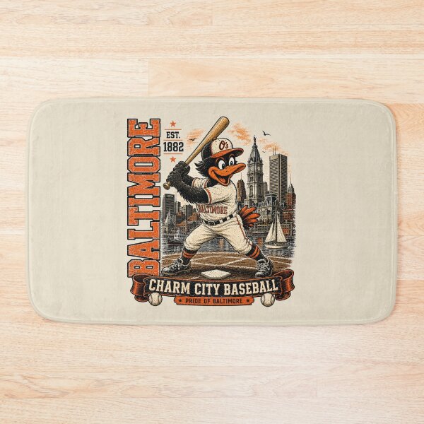Item preview, Baltimore Charm City Baseball Vintage Oriole Mascot, Retro Baseball Fan Gift designed and sold by GhostDawgs.