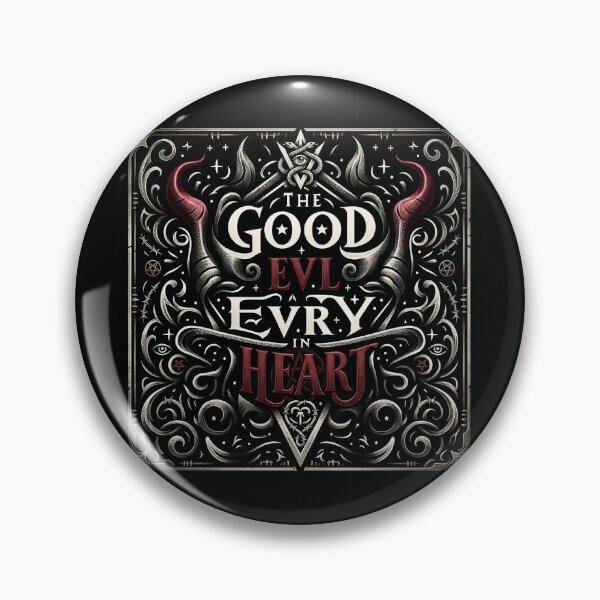 Item preview, Evil Horned Snake Heart Insignia designed and sold by Voodoo Store Paranormal Collections.