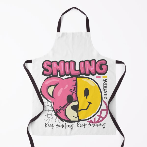 Item preview, Keep Smiling half face designed and sold by Tiny-Love ⭐⭐⭐⭐⭐.